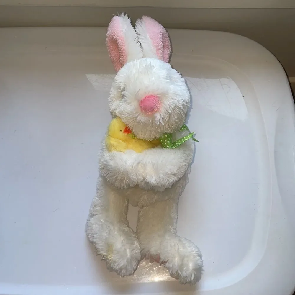 HALLMARK White BUNNY &‎ Yellow CHICK with Sound 11